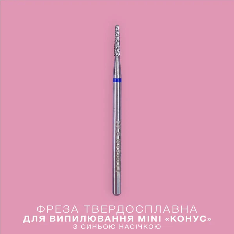 LUNA Carbide Bit – Mini Cone 1.3 mm, Blue
