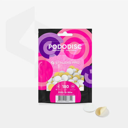 Staleks Expert Pododisc S (15 mm) Soft Foam Pedicure Disc Refills – 50 pcs