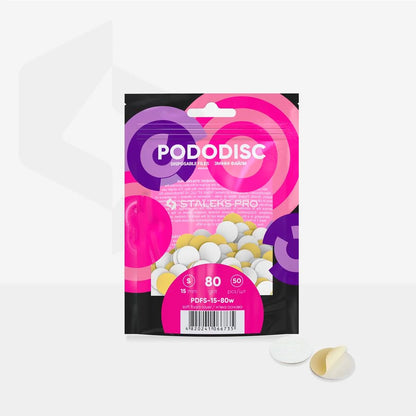 Staleks Expert Pododisc S (15 mm) Soft Foam Pedicure Disc Refills – 50 pcs