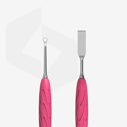 STALEKS Pro Uniq 11 Type 1 Manicure Pusher Whith Silicone Handle PQ-11/1