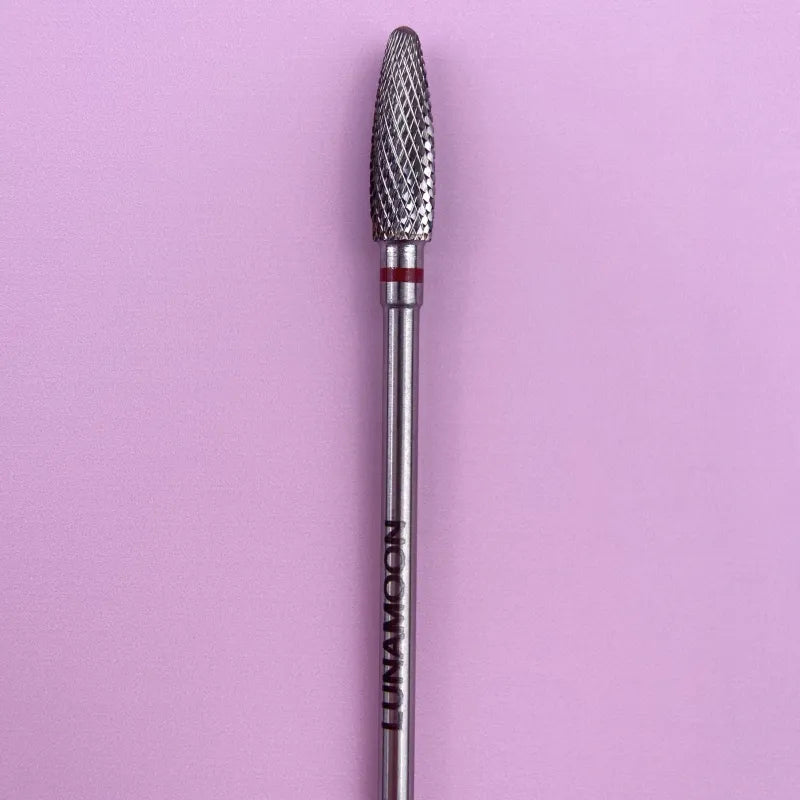 LUNA Carbide Bit – Slim Corn 4.0 mm, Soft Red
