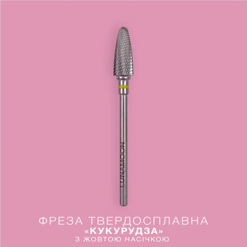 LUNA Carbide Bit – Corn 5.0 mm, Yellow