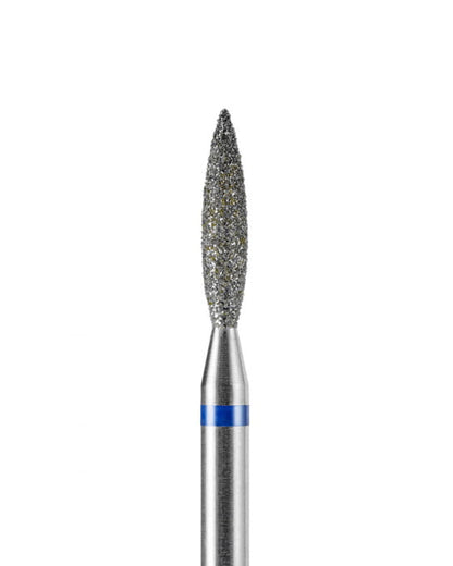 DARK Diamond Bit – Sharp Flame 2.3 × 10 mm, Blue