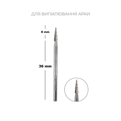 Touch Carbide Arch Refining Bit – M0208
