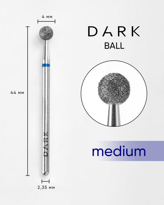 DARK Diamond Ball Bit – 4 mm, Blue