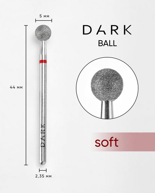 DARK Diamond Ball Bit – 5 mm, Red