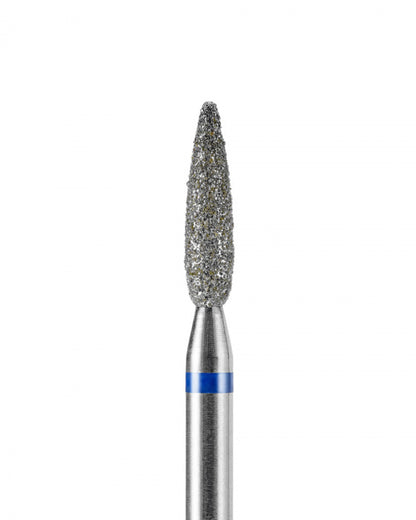 DARK Diamond Blunt-End Flame Bit – 2.4 × 10 mm, Blue