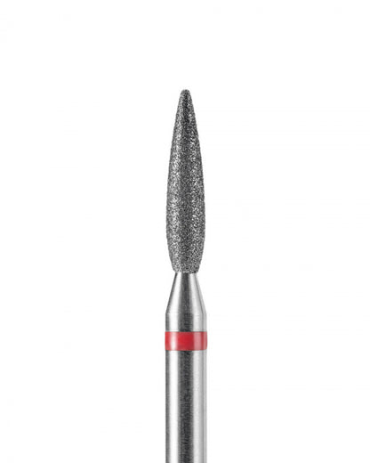 DARK Diamond Blunt-End Flame Bit – 2.3 × 10 mm, Red