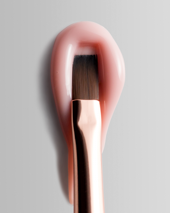 DARK Dual-Ended Brush & Liner - Beige