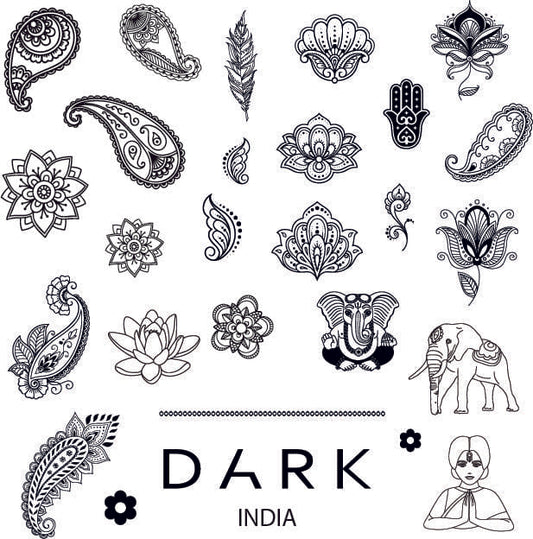 DARK Stamping Plate #India