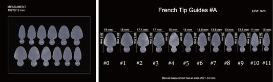 French Tip Mold #Long Almond