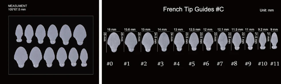 French Tip Mold #Long Stiletto