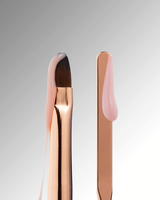 DARK Double-Ended Gel Brush – Spatula & Oval Brush 9 mm