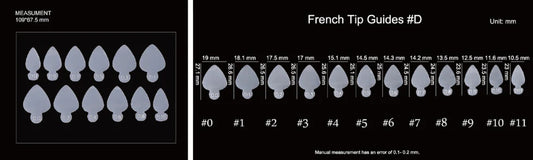 French Tip Mold #Short Stiletto