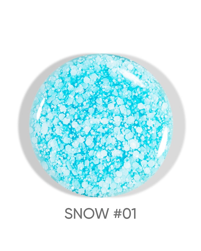 DARK Snow Gel Paint #01